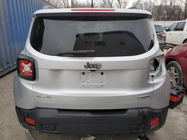 ZACCJBBT5GPE15557 - 2016 JEEP RENEGADE LATITUDE SILVER photo 6