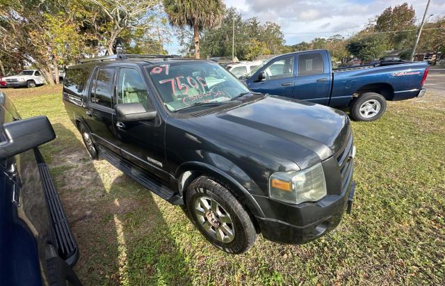 1FMFK19557LA54892 - 2007 FORD EXPEDITION EL LIMITED BLACK photo 1