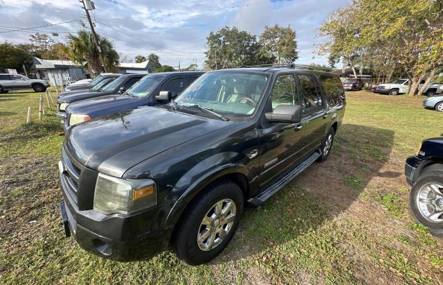 1FMFK19557LA54892 - 2007 FORD EXPEDITION EL LIMITED BLACK photo 2