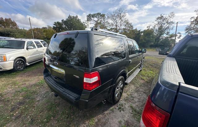 1FMFK19557LA54892 - 2007 FORD EXPEDITION EL LIMITED BLACK photo 4