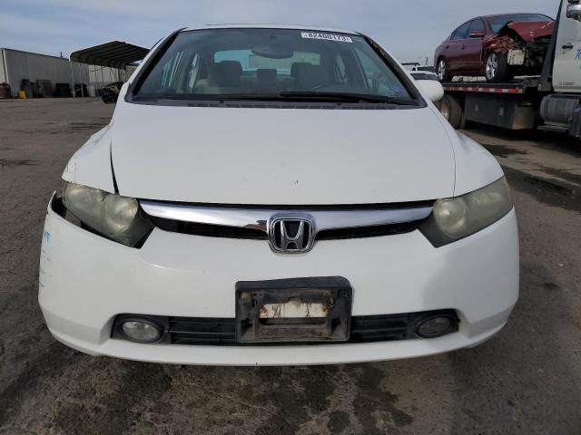 2HGFA16886H508765 - 2006 HONDA CIVIC EX WHITE photo 5