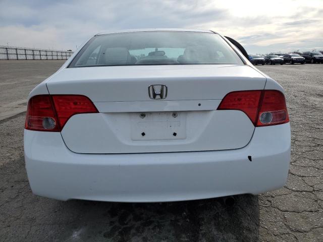 2HGFA16886H508765 - 2006 HONDA CIVIC EX WHITE photo 6