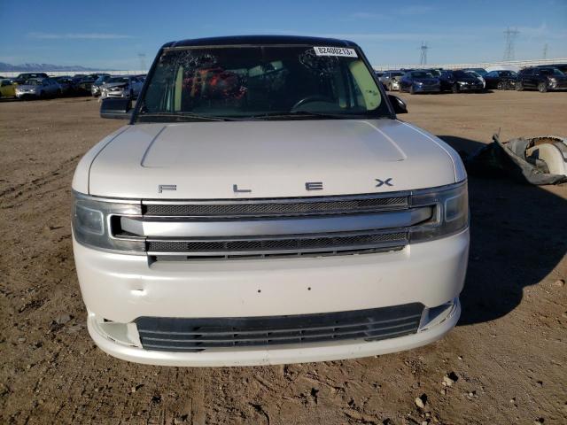 2FMGK5D83DBD02176 - 2013 FORD FLEX LIMITED WHITE photo 5