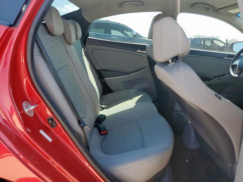 KMHCT4AEXGU016808 - 2016 HYUNDAI ACCENT SE RED photo 10