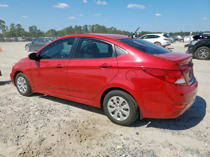KMHCT4AEXGU016808 - 2016 HYUNDAI ACCENT SE RED photo 2