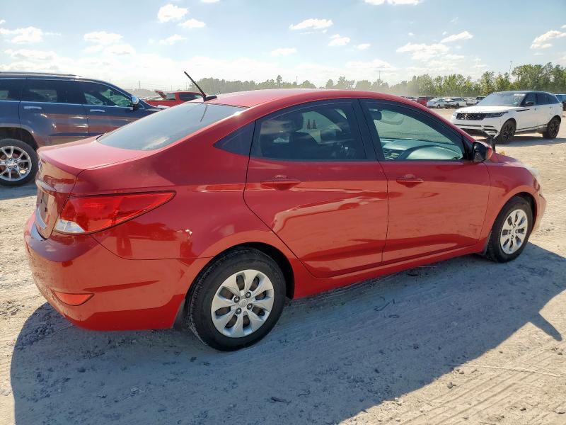 KMHCT4AEXGU016808 - 2016 HYUNDAI ACCENT SE RED photo 3