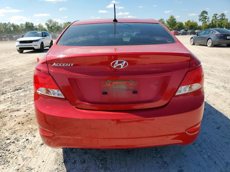 KMHCT4AEXGU016808 - 2016 HYUNDAI ACCENT SE RED photo 6