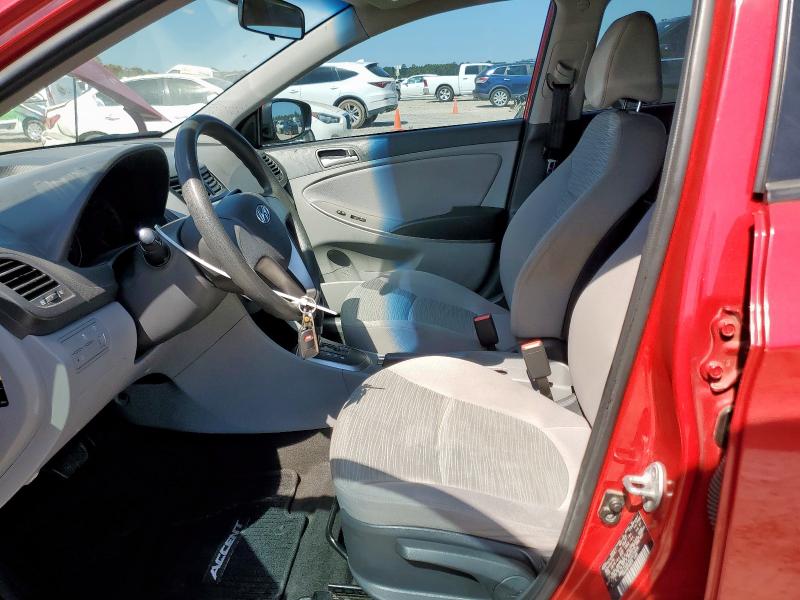 KMHCT4AEXGU016808 - 2016 HYUNDAI ACCENT SE RED photo 7