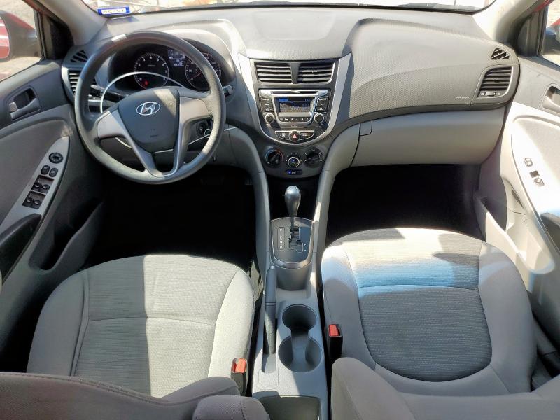 KMHCT4AEXGU016808 - 2016 HYUNDAI ACCENT SE RED photo 8