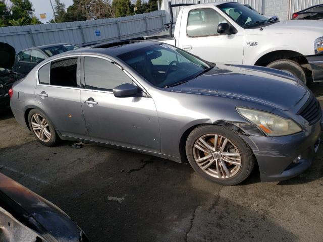 JN1CV6AP0AM400389 - 2010 INFINITI G37 BASE GRAY photo 4