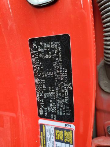 KNDJX3A51G7871227 - 2016 KIA SOUL ! RED photo 12