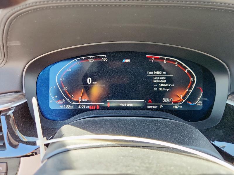 WBAJS3C0XLWW83898 - 2020 BMW 540 XI GRAY photo 9