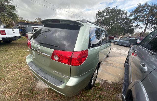 5TDBK22CX8S015989 - 2008 TOYOTA SIENNA XLE GREEN photo 4