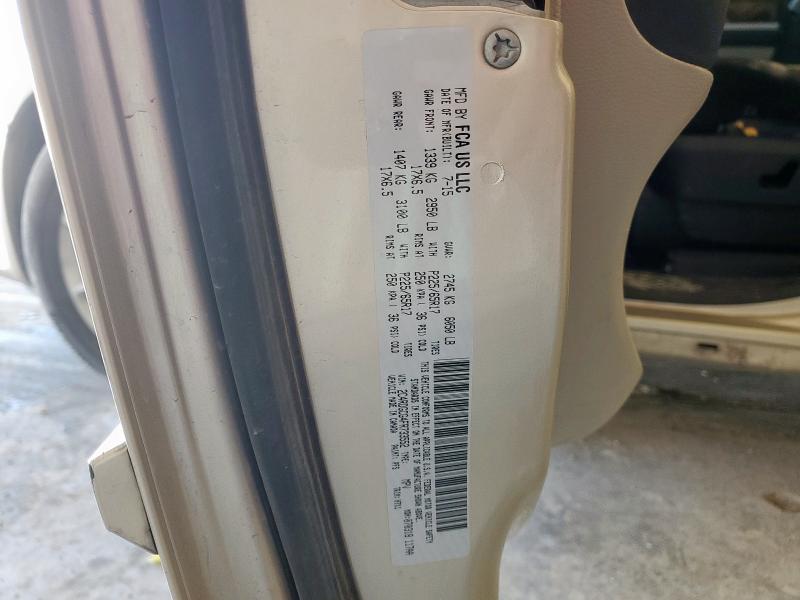 2C4RDGCG4FR733552 - 2015 DODGE GRAND CARAVAN SXT ოქროსფერი ფოტო 14