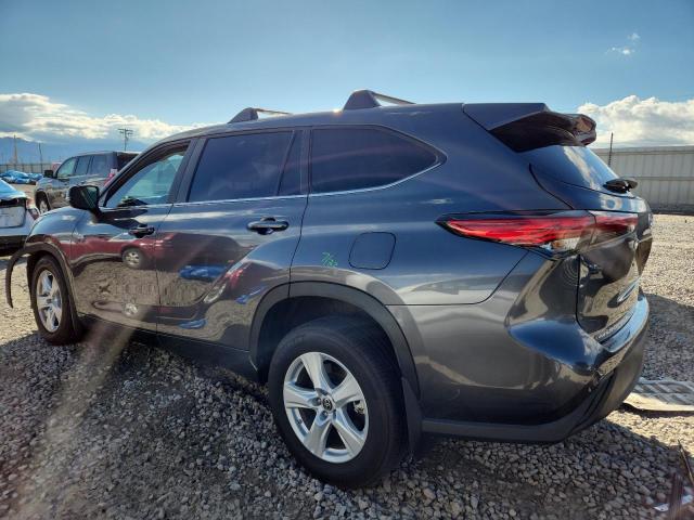 5TDKDRBH3PS527946 - 2023 TOYOTA HIGHLANDER L GRAY photo 2