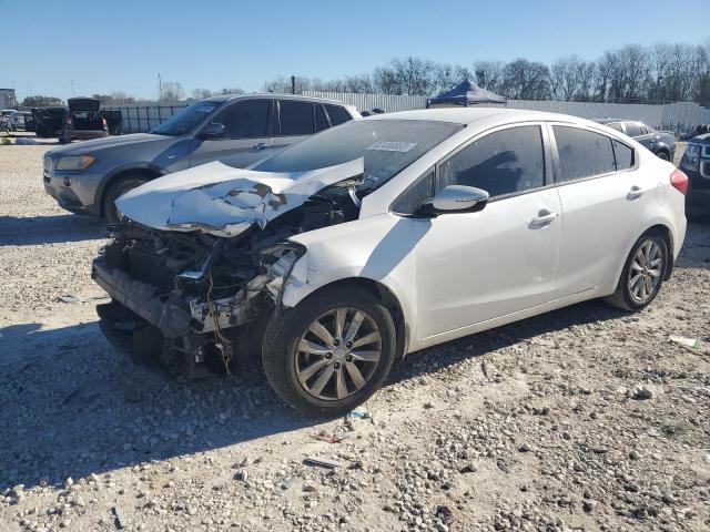 KNAFX4A60E5097241 - 2014 KIA FORTE LX WHITE photo 1