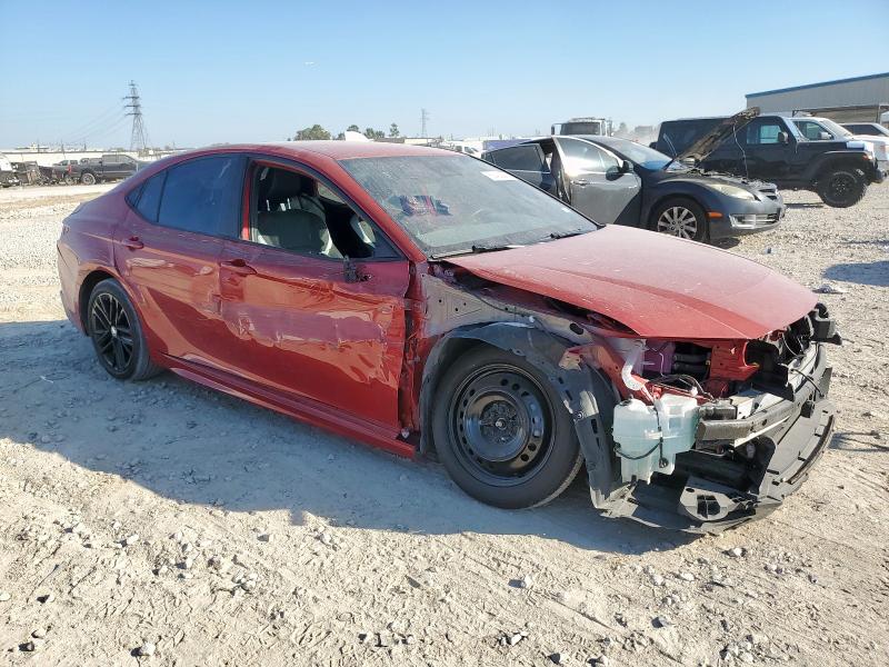 4T1DAACK2SU028858 - 2025 TOYOTA CAMRY XSE RED photo 4