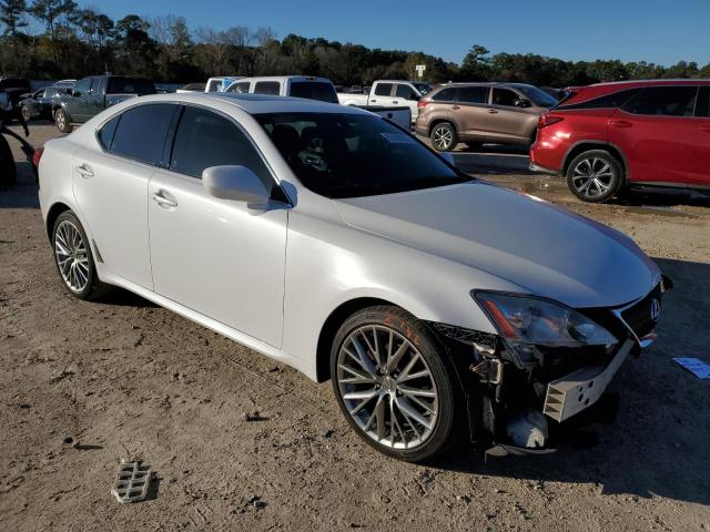 JTHBK262985077163 - 2008 LEXUS IS 250 WHITE photo 4