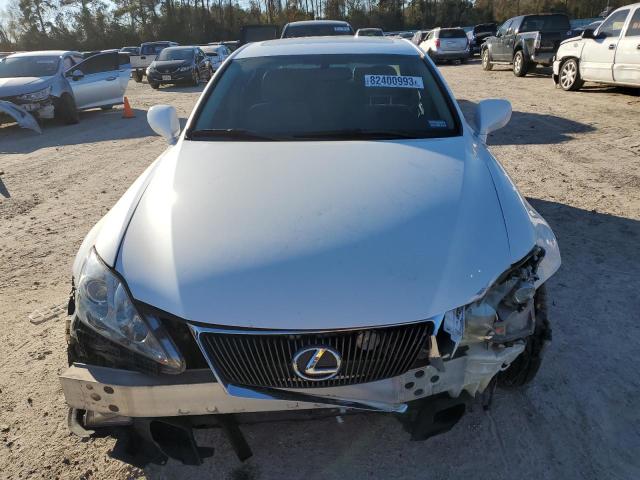 JTHBK262985077163 - 2008 LEXUS IS 250 WHITE photo 5