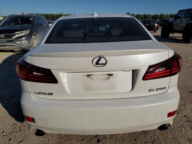 JTHBK262985077163 - 2008 LEXUS IS 250 WHITE photo 6