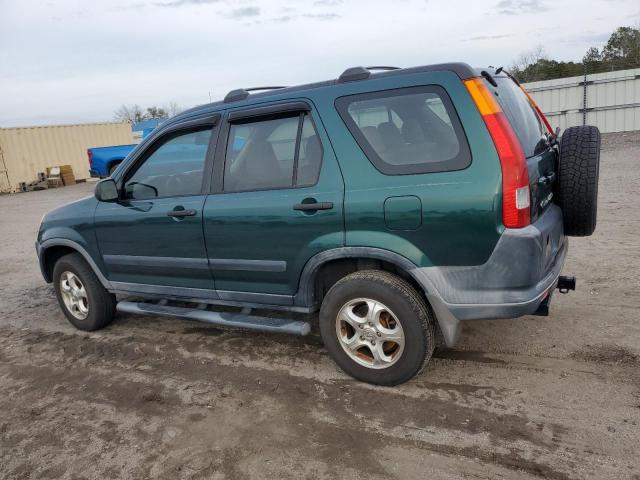 JHLRD685X4C014235 - 2004 HONDA CR-V LX GREEN photo 2