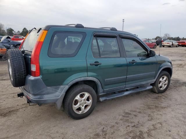 JHLRD685X4C014235 - 2004 HONDA CR-V LX GREEN photo 3