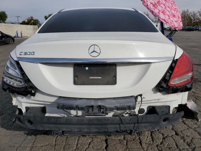 55SWF4JB6JU265586 - 2018 MERCEDES-BENZ C 300 WHITE photo 6