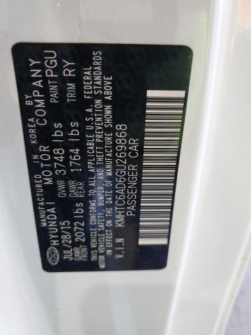 KMHTC6AD6GU269868 - 2016 HYUNDAI VELOSTER 白色 照片 12