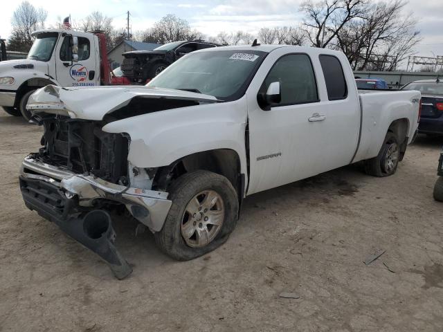 1GTEK39099Z288257 - 2009 GMC SIERRA K1500 SLT WHITE photo 1