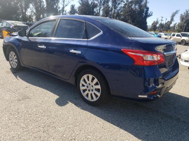 3N1AB7AP1GY317145 - 2016 NISSAN SENTRA S BLUE photo 2