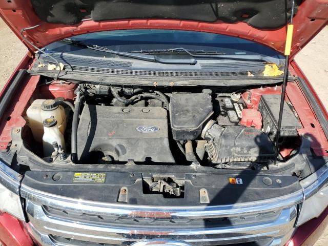 2FMDK3JCXCBA58539 - 2012 FORD EDGE SEL Կարմիր լուսանկար 12