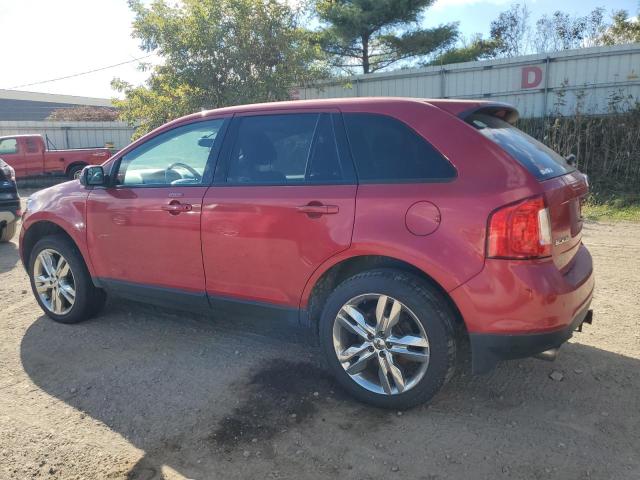 2FMDK3JCXCBA58539 - 2012 FORD EDGE SEL Կարմիր լուսանկար 2