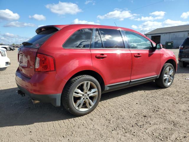 2FMDK3JCXCBA58539 - 2012 FORD EDGE SEL Կարմիր լուսանկար 3