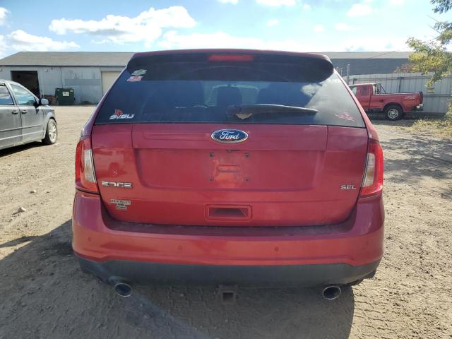 2FMDK3JCXCBA58539 - 2012 FORD EDGE SEL Կարմիր լուսանկար 6