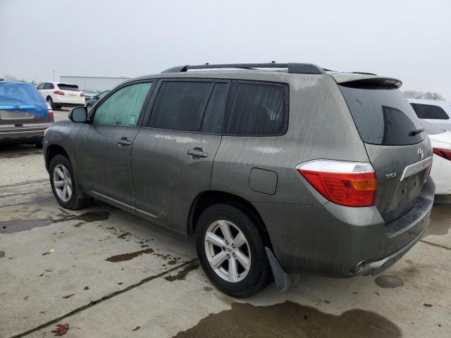 JTEES41A182005704 - 2008 TOYOTA HIGHLANDER GRAY photo 2