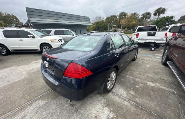 1HGCM66527A021350 - 2007 HONDA ACCORD EX BLUE photo 4