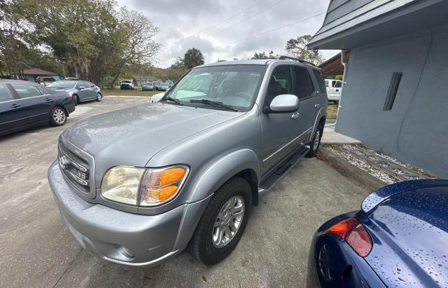 5TDZT38A33S165779 - 2003 TOYOTA SEQUOIA LIMITED SILVER photo 2