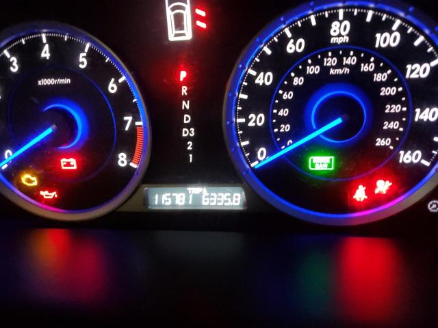 5J6TF3H5XDL001717 - 2013 HONDA CROSSTOUR EXL ვერცხლისფერი ფოტო 9