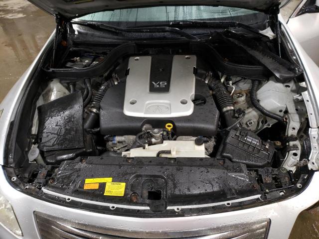 JNKBV61E38M226737 - 2008 INFINITI G35 SILVER photo 11