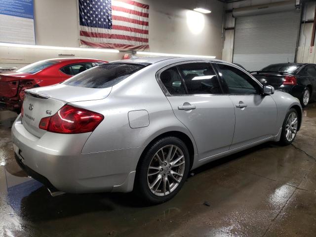 JNKBV61E38M226737 - 2008 INFINITI G35 SILVER photo 3