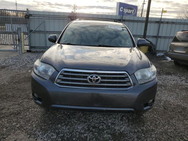 5TDDK3EH0AS031615 - 2010 TOYOTA HIGHLANDER LIMITED GRAY photo 5