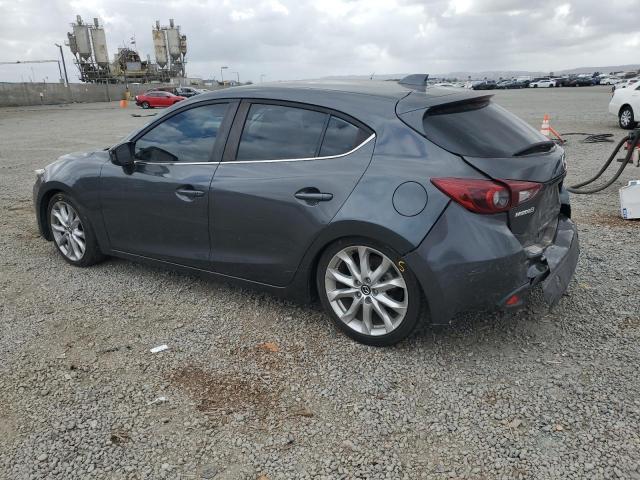 JM1BM1L34E1140627 - 2014 MAZDA 3 TOURING GRAY photo 2