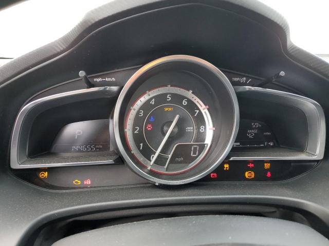 JM1BM1L34E1140627 - 2014 MAZDA 3 TOURING GRAY photo 9