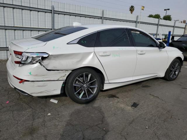 1HGCV1F5XMA011239 - 2021 HONDA ACCORD EXL WHITE photo 3