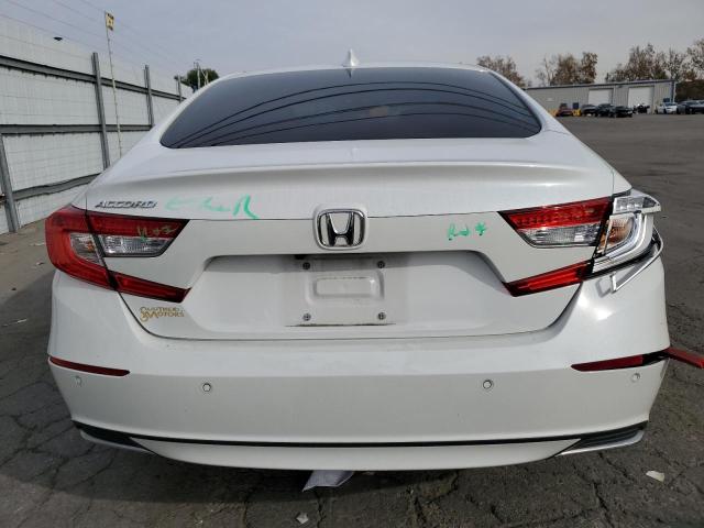 1HGCV1F5XMA011239 - 2021 HONDA ACCORD EXL WHITE photo 6