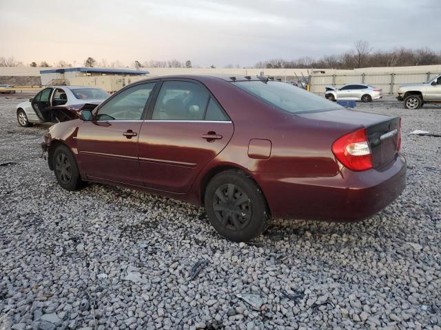 4T1BE32KX4U327073 - 2004 TOYOTA CAMRY LE RED photo 2