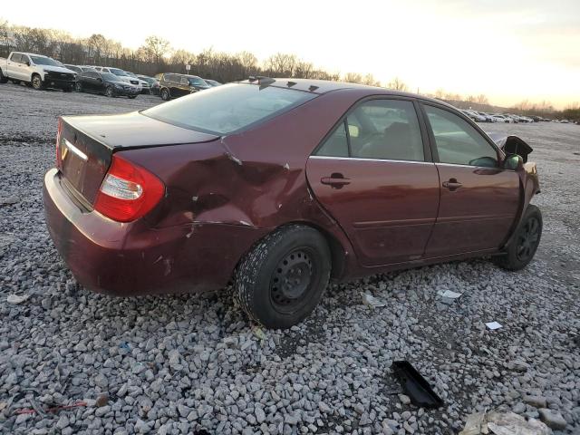 4T1BE32KX4U327073 - 2004 TOYOTA CAMRY LE RED photo 3