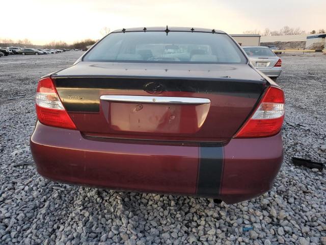 4T1BE32KX4U327073 - 2004 TOYOTA CAMRY LE RED photo 6