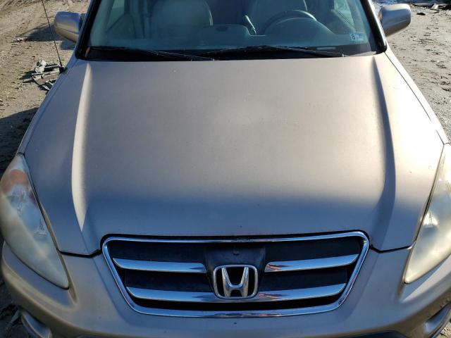 SHSRD78985U325276 - 2005 HONDA CR-V SE GOLD photo 12