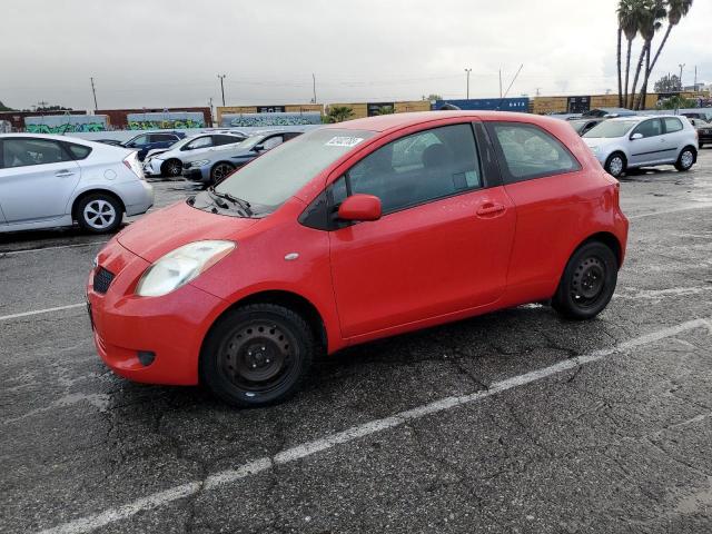 JTDJT903885215456 - 2008 TOYOTA YARIS RED photo 1